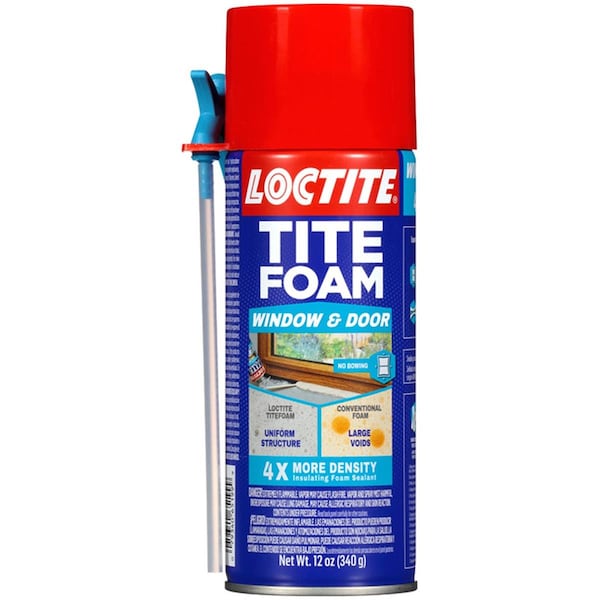 Loctite 12 oz Tite Foam White Polyurethane Window & Door Foam Sealant - LO6979