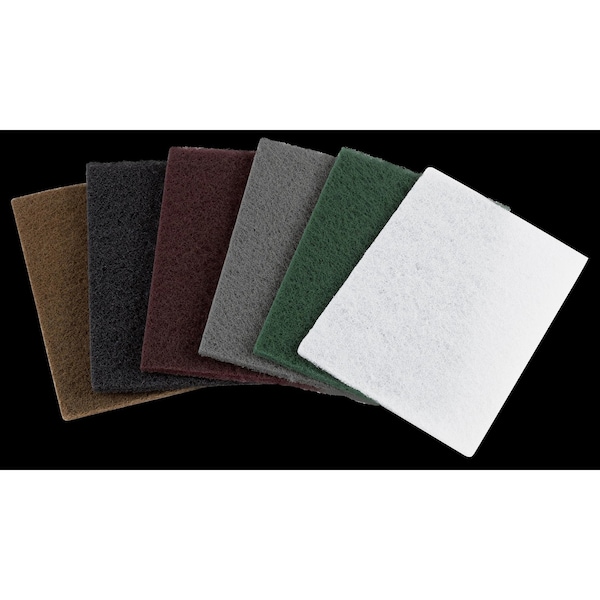Tryolit Abrasives TYROLIT 6" X 9" Aluminum Oxide Non-Woven Sanding Hand Pad Hand Pad, Fine, Maroon - 120772