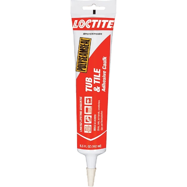 Loctite Polyseamseal 5.5 Oz. Almond Kitchen & Bath Caulk - 2138418