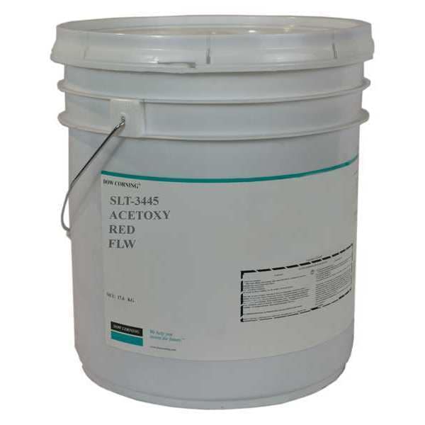 Dowsil Sealant, 25 kg, Pail, Red, Silicone Base, SLT-3445 - 4107708