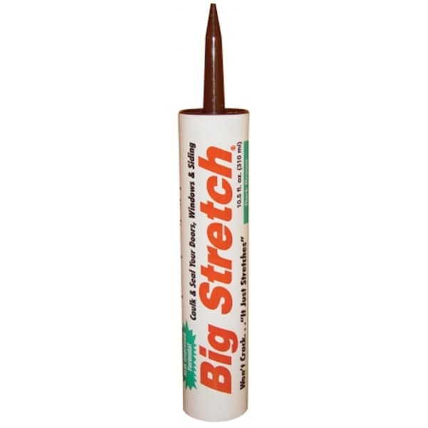 Sashco Sealants 10.5 Oz Dark Brown Big Stretch Caulk & Seal - SA310513