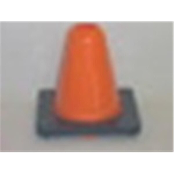 Everrich Industries Cones, Vinyl, 6 in Height, Orange - EVB-0028-1