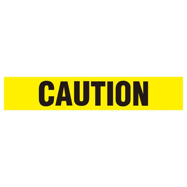Pyle Caution Tape Set, Caution, Yellow, 3 in Wide x 656 ft Length, Polyethylene, 0.0012 inches per roll - PCNTX4
