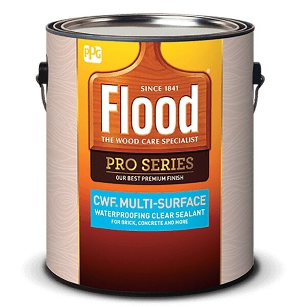 Flood CWF Multi-Surface FLD540XI-01 Waterproof Sealant, Liquid, Clear, 1 gal - FLD540XI/01