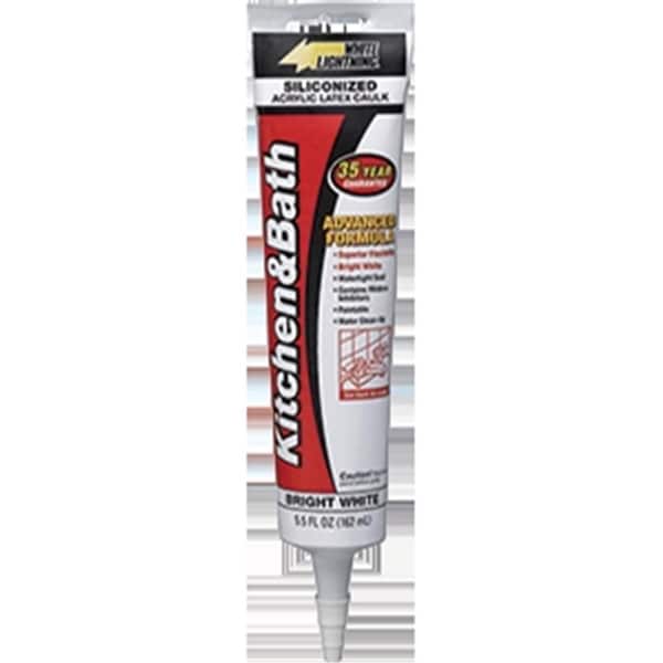 Light House Beauty WL50512 5 oz. White Tub And Tile Caulk - White - 5 oz., 12PK - LI3570954