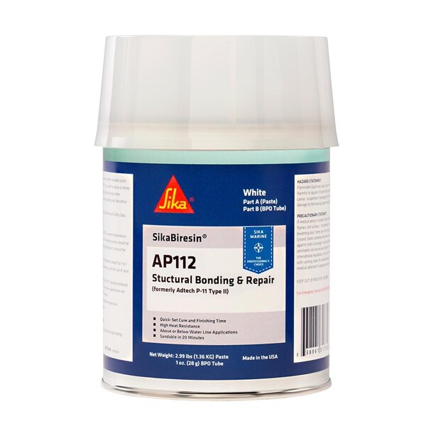 Powerhouse Biresin AP112 Plus BPO Cream Hardener Quart Sealants, White - PO2088886