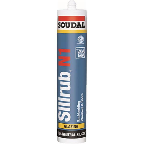 Dendesigns Soudal Silirub N1 Silicone, Clear - Set of 3 - DE1417631
