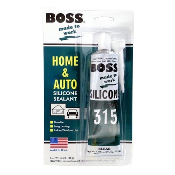 American Granby American Granby PLB103C 3 oz Silicone Sealant Tube - Clear - PLB103C