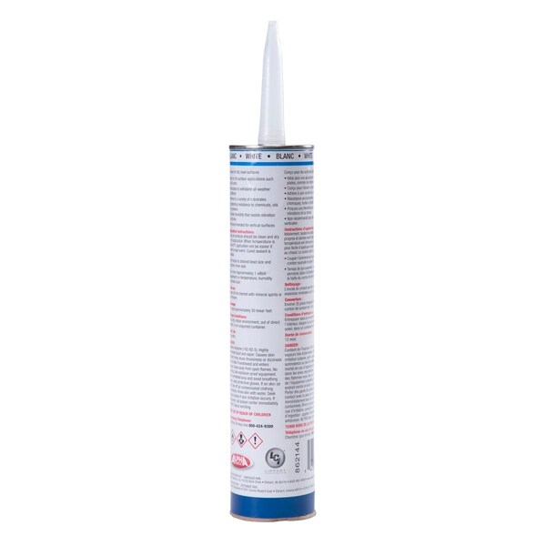 Lippert 1021 WHITE UPC LOW VOC SELF LEVELING SEALANT - 10.3 OZ TUBE - 862144