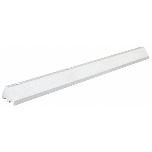 Plastics R Unique Truck Parking Block, White, 8 ft., Lags - 71096TBW-LAGS