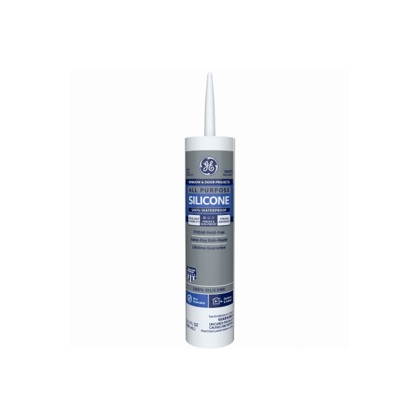 Henkel Ge Products 101OZ WHT Sili Caulk - 2749483