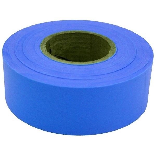 C.H. Hanson Flagging Tape, 300 ft L, 1316 in W, Blue, Polyethylene - 17023