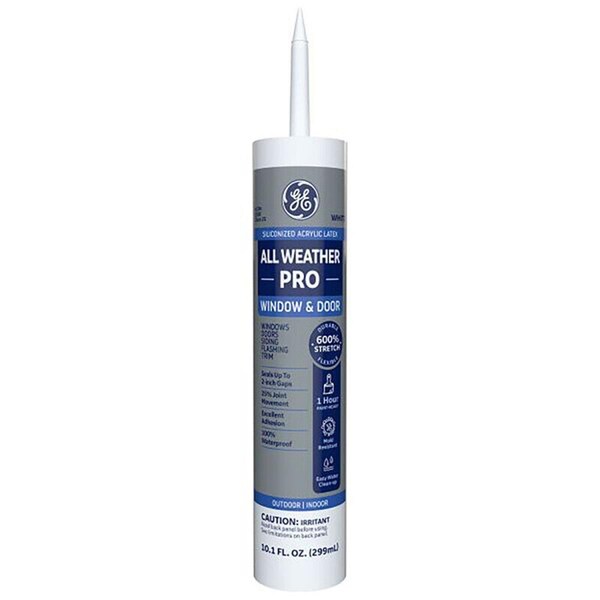 Henkel 10.1 oz All Weather Pro Silicone Acrylic Caulk, White - 1005068