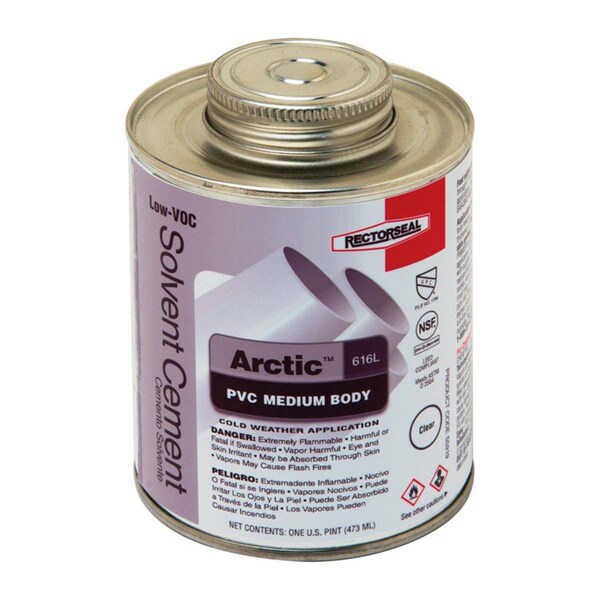 Sticky Situation 16 oz Arctic Clear Solvent Cement for PVC - ST3328702
