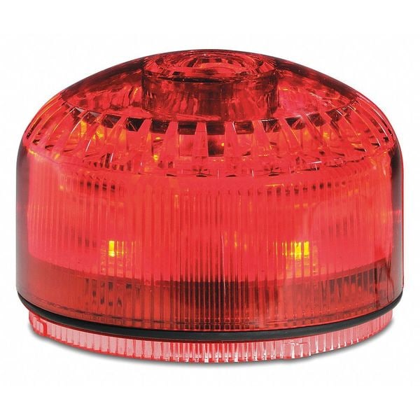 Federal Signal Beacon Warning Sounder Light, Red, LED - SLM500R