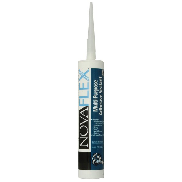 Novagard Solutions Novagard 02-MX001400 NovaFlex Multi-Purpose Adhesive Sealant - 10.3 oz., Beige - 02-MX001400
