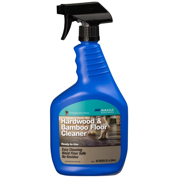 Miracle Sealants Sealant, Hardwood & Bamboo Floor Cleaner, 32 Ounce - HBFC32OZ6