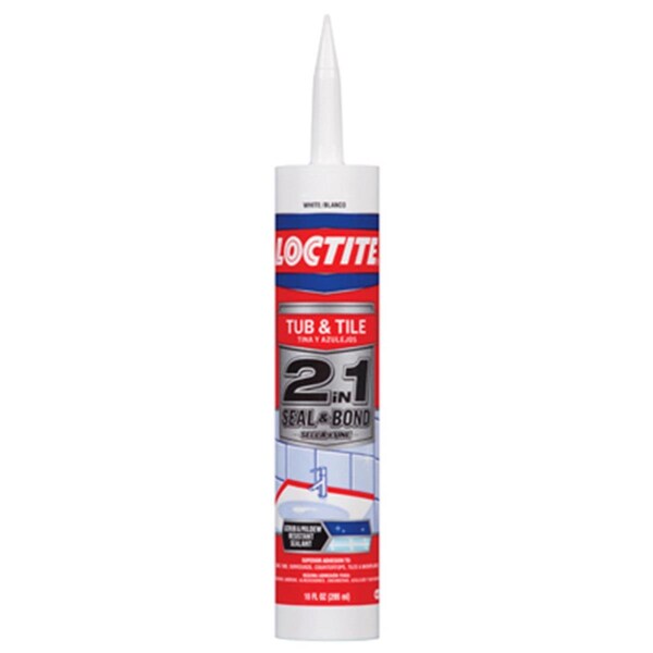 Totalturf 1936464 Loctite 2 In 1, 10 oz. White, Tub N Tile Caulk - TO2500350