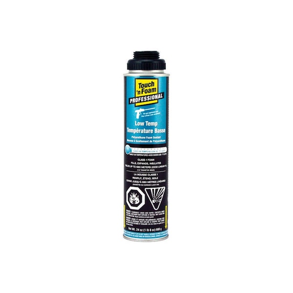 Touch N Foam Amber Polyurethane Foam Foam Sealant, 24 oz, 12PK - 1836758