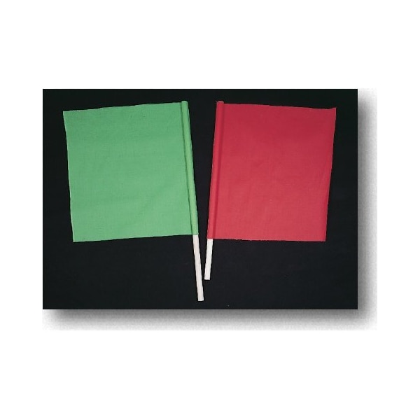 Mutual Industries Cloth Signal Traffic Warning Flag, Green, GREEN, CLOTH, 1 Inch Length - 14966-39-36