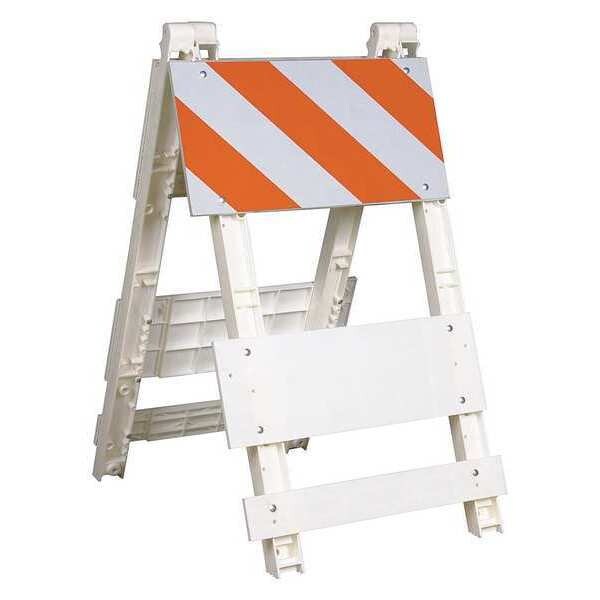 Zoro Select MODULAR BARRICADE TYPE I 44IN EGR, Engineer, 50 in Height, Orange/White - 97-11-001-44