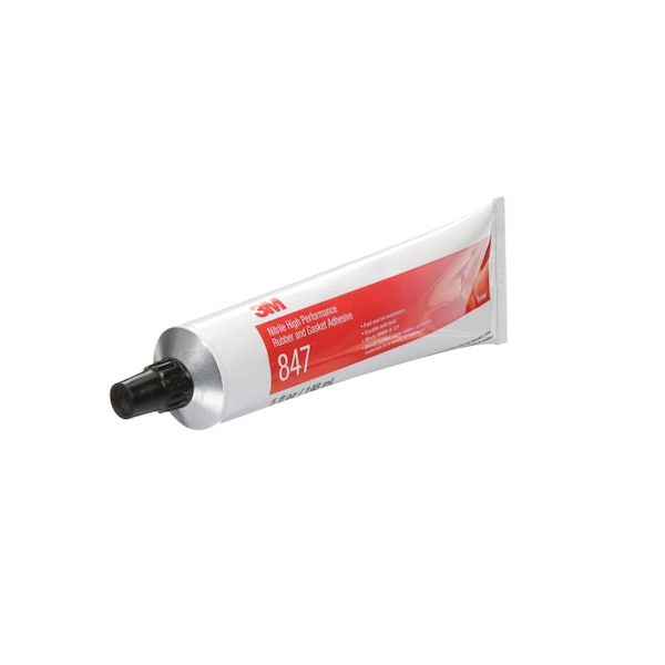 3M Rubber and Gasket Adhesive, 847, 5 fl oz, Tube, Brown - 847