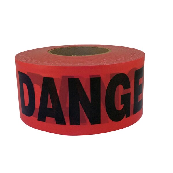 C.H. Hanson C.H. Hanson 1000 ft. L X 3 in. W Plastic Danger Barricade Tape Red - 19005