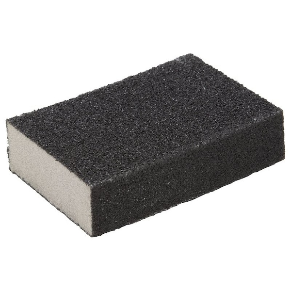 Vulcan Sanding Sponge, 4 in L, 2-3/4 in W, Fine, Medium, Corundum Abrasive - 151303L