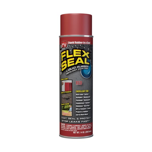 Flex Seal Flex Seal Family of Products Flex Seal Red Rubber Spray Sealant 14 oz - FSREDR20