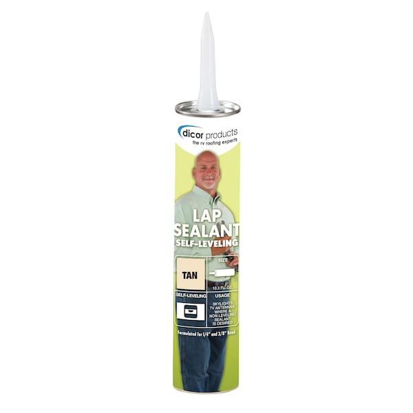 Dicor Dicor 501LST-1 EPDM Self-Leveling Lap Sealant - 10.3 oz. Tube, Tan - 501LST-1