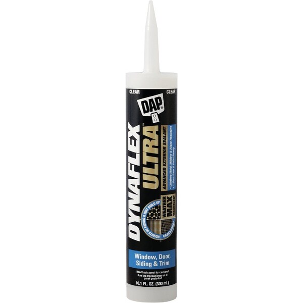 Dap DYNAFLEX ULTRA 10.1 Oz. Window, Door, Siding & Trim Sealant, Clear - 18212