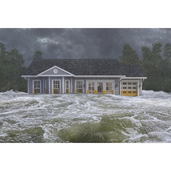 Flex Seal Flex Seal Family of Products Flood Protection Yellow Liquid Rubber Sealant Coating 28 oz - RLSYELR32