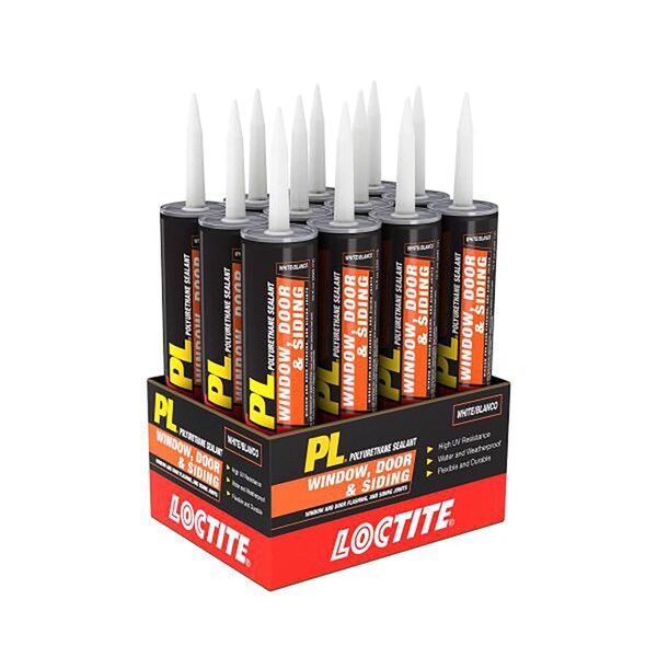 Pl Loctite PL S40 White Polyurethane Door/Siding/ Window Sealant 10 oz - 1618182