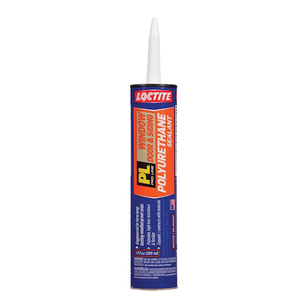 Pl Loctite PL S40 White Polyurethane Door/Siding/ Window Sealant 10 oz - 1618182