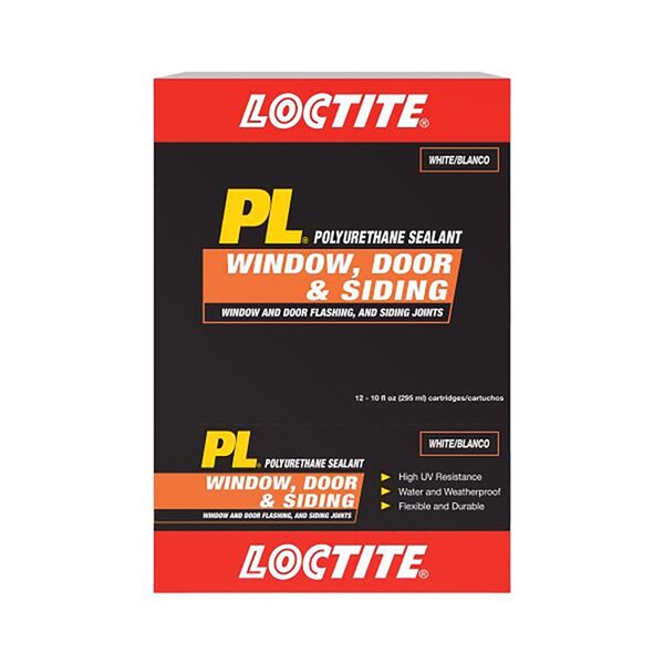 Pl Loctite PL S40 White Polyurethane Door/Siding/ Window Sealant 10 oz - 1618182