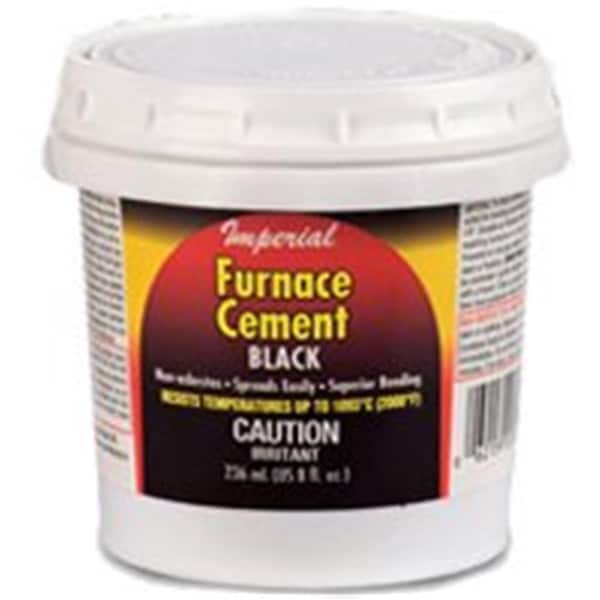 Imperial Mfg Imperial Manufacturing KK0295-A Furnace Cement Black 16 Oz. - IM386612