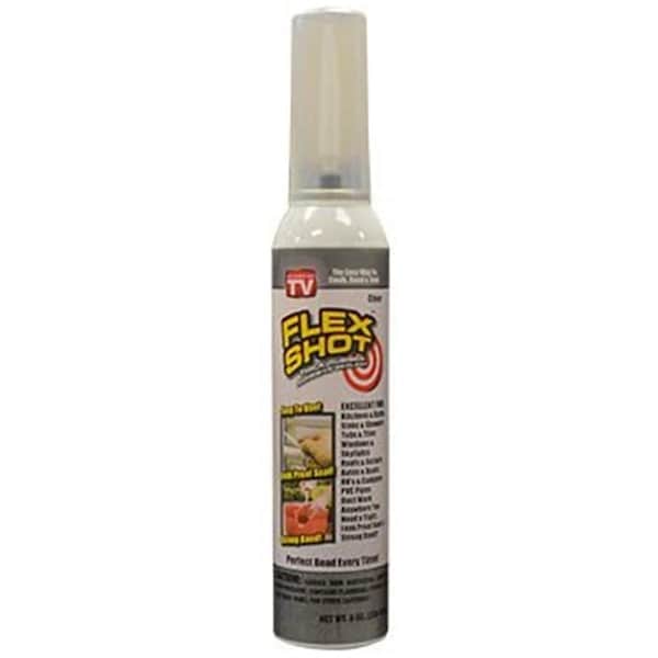 Swift Response 8 oz Flex Shot Adhesive Sealant, Clear - FSH8C-4