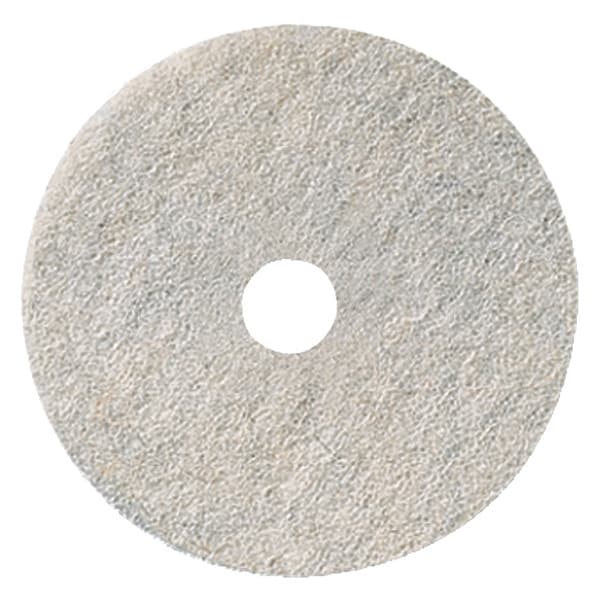 3M Burnishing Pad, 21", Natural White, PK5 - 3300N 755