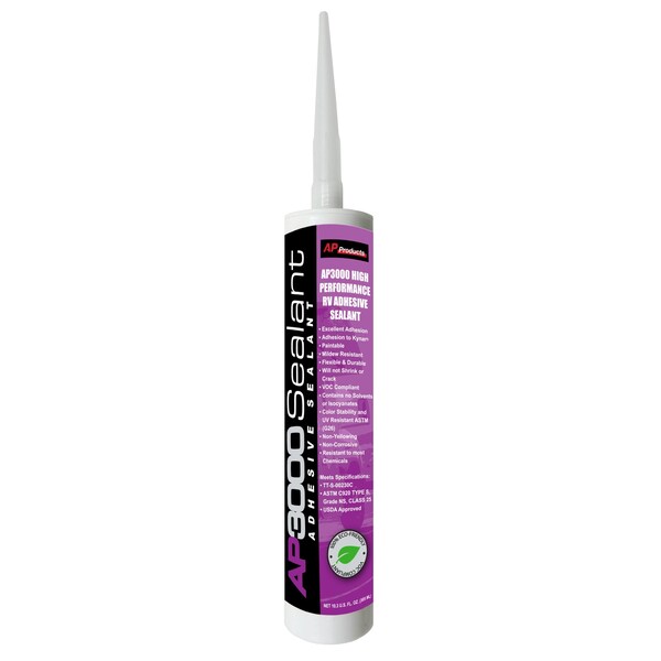 Ap Products AP3000 Sealant - 10.3 oz., Black - 017-3001