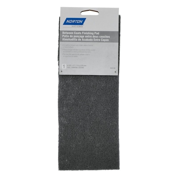 Norton Co Hand Pad, 11 in L, 438 in W - 48146
