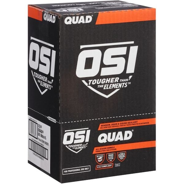 Pro Series Quad OSI QUAD Matte Clear Elastomeric Sealant 10 oz - 827837