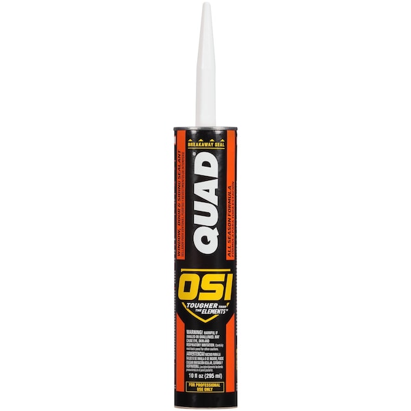 Pro Series Quad OSI QUAD Matte Clear Elastomeric Sealant 10 oz - 827837