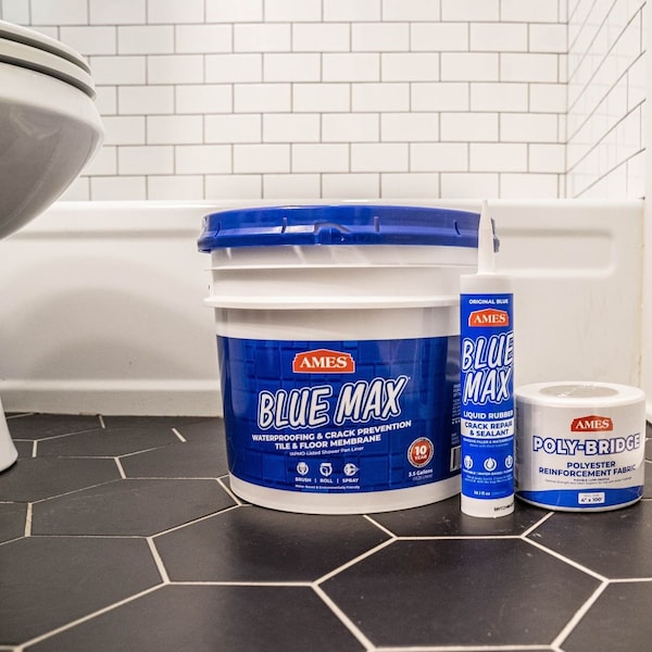 Ames Research Laboratories Ames Blue Max Liquid Rubber Waterproofer Sealant and Filler - Blue - BMX10TUBEBE