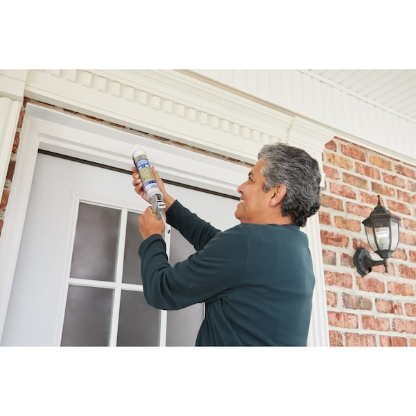 Silicone Ii GE Advanced White Silicone 2 Window and Door Caulk Sealant 10.1 oz - GE-5010