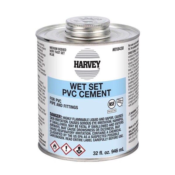 Tinkertools 32 oz Harvey Cement for PVC - Clear - TI3309430