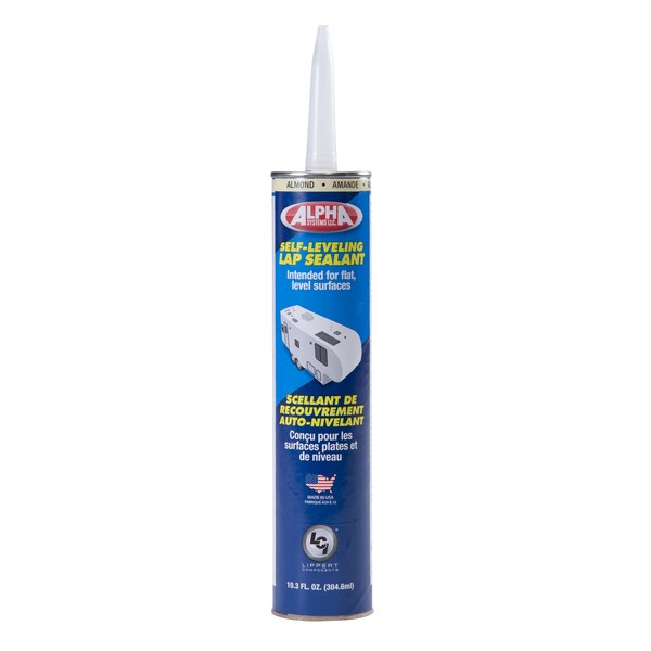 Lippert 1021 ALMOND UPC LOW VOC SELF LEVELING SEALANT - 10.3 OZ TUBE - 862149