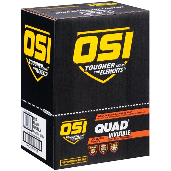 Osi OSI Quad Invisible Clear Elastomeric Polymers Sealant 9.5 oz - 1896952