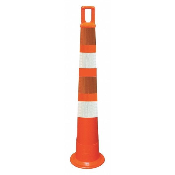 Plasticade Watchtower Stacker Cone, 4Org/4Wht, 42" H - 510-O-HIP-4O4W4O4W-2