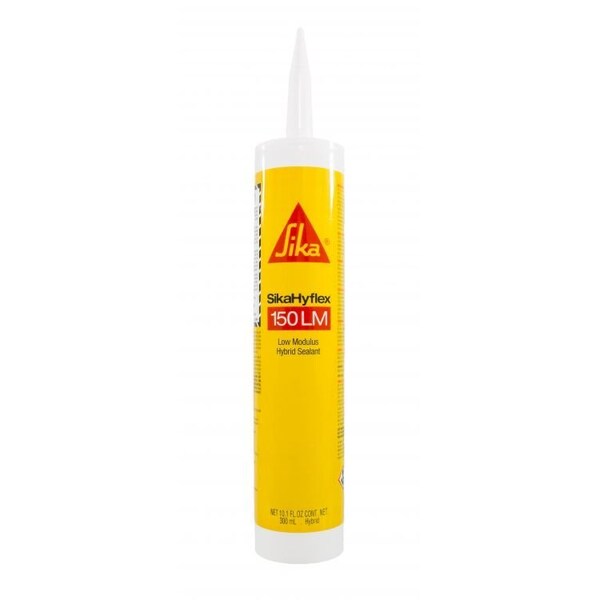 Sika SikaHyflex 150LM - Low Modulus Hybrid Construction Sealant, White, 10.1oz Cartridge - 569006