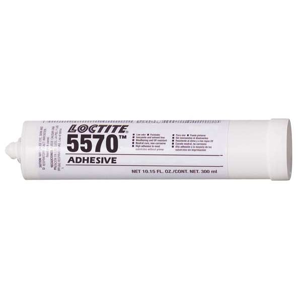 Loctite Polymer Sealant, 300 ml, Cartridge, White, Polymer Base, Teroson MS 5570 - 1565679